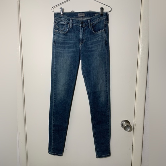 Agolde Sophie, blue, skinny jeans, mid-rise denim, size 27 - Picture 1 of 6